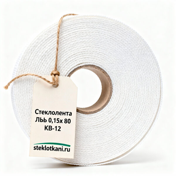 Стеклолента-ЛББ-0,15х-80-КВ-12