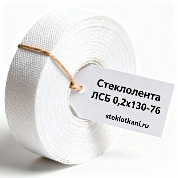 Стеклолента-ЛСБ-0,2х130-76